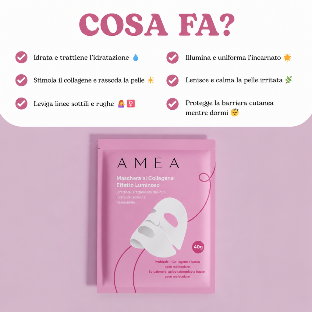 Amea - Maschera Coreana Effetto Lifting dalla Prima Applicazione