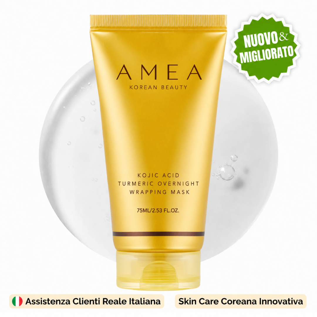 Svegliati con una pelle più pulita grazie alla MASCHERA ALL'ACIDO KOJICO E CURCUMA